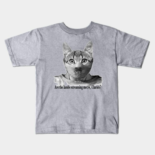 Hannibal Cat Kids T-Shirt by thechristianbernal